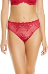 Wacoal High Cut Briefs In Persian Red