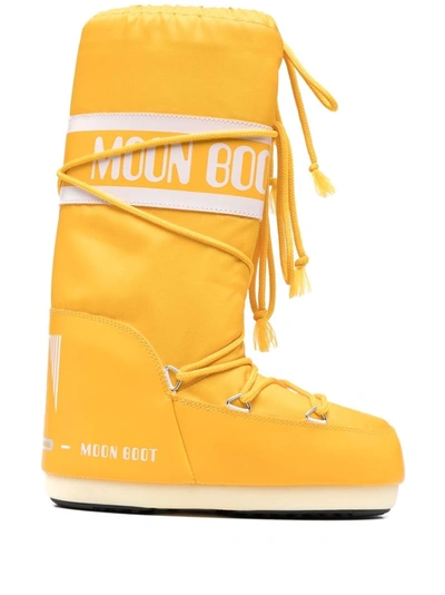 Moon Boot Icon Snow Boots In Yellow