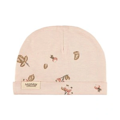 Marmar Copenhagen Kids' Aiko Baby Beanie Rosehips In Pink