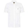 Vivienne Westwood Men's Orb Logo Short Sleeve Shirt White