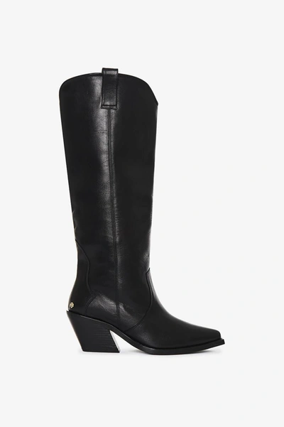Anine Bing Tall Tania Boot In Black