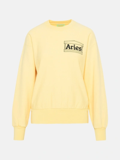 Aries Alabaster Cotton Jersey Fleece Premium Temple Sweatshirt