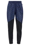 VERSACE VERSACE PANELLED LOGO PRINT SWEATPANTS