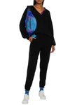 Chinti & Parker Striped Wool And Cashmere-blend Track Pants In Black