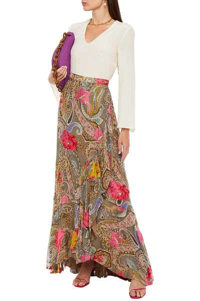 Etro Silk Crepe De Chine Blouse In White