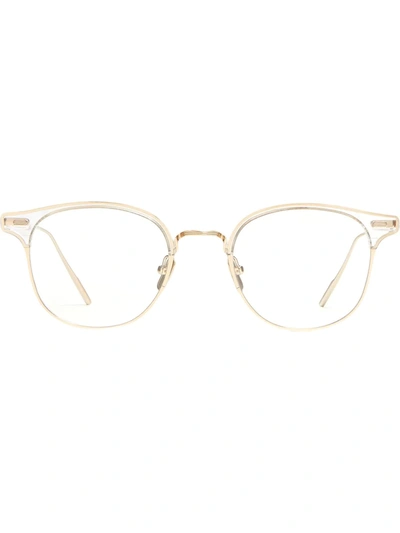 Gentle Monster Alio X C1 Round-frame Glasses In White