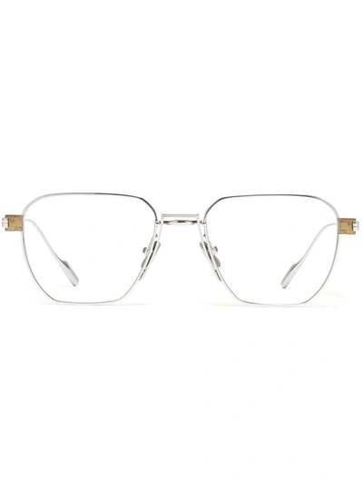 Gentle Monster Tap Tap Kc3 Square-frame Glasses In Silver