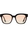 Gentle Monster Una.c N 01(or) Square-frame Sunglasses In Orange