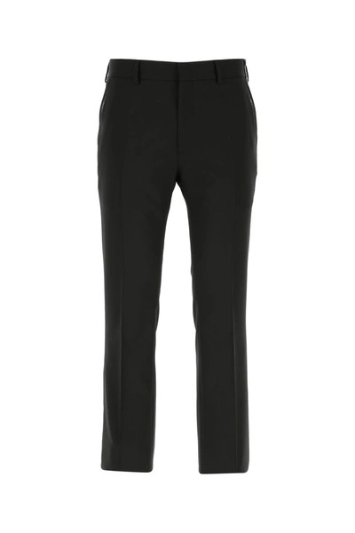 Fendi Straight-leg Tailored Trousers In Black