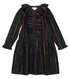 STELLA MCCARTNEY STRIPED COTTON-BLEND DRESS,P00600376