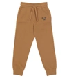 BURBERRY THOMAS BEAR羊绒混纺运动裤,P00608054