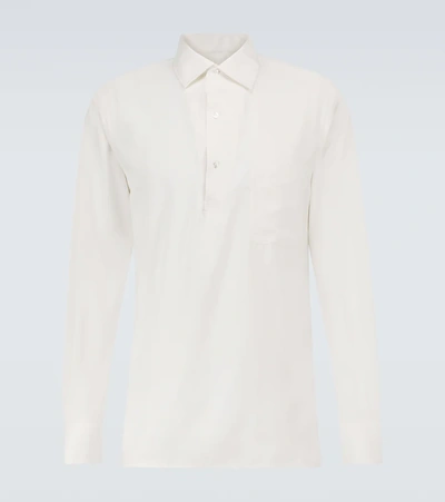 Loro Piana André Cotton Shirt In White