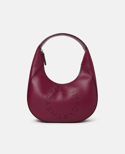 Stella Mccartney - Small Stella Logo Hobo Shoulder Bag In Violet