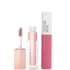 Maybelline Lifter Gloss And Superstay Matte Ink Lipstick Bundle (various Shades) In 125 Inspirer
