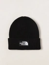 THE NORTH FACE BEANIE HAT WITH EMBROIDERED LOGO,NF0A3FJXJK31