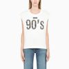 DOLCE & GABBANA WHITE T-SHIRT WITH LOGO-PRINT,F8O59THU7HX-J-DOLCE-HW3FS