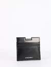 A-COLD-WALL* BLACK LEATHER CARD HOLDER