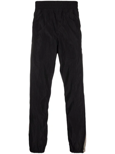 Palm Angels Pxp Logo-patch Track Pants In Black