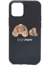 Palm Angels Spray Bear Iphone Case 12 Pro Black Black In Black