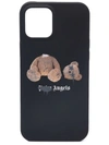 Palm Angels Spray Bear Iphone Case 12 Pro Black Black In Black