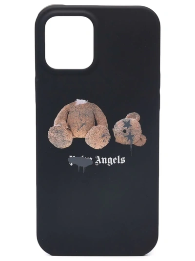 Palm Angels Spray Bear Iphone Case 12 Pro Black Black