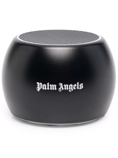 Palm Angels Logo-print Round Speaker In Black