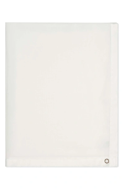 Calvin Klein Satin Border Chiffon Scarf In Eggshell