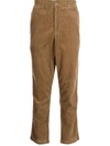 Polo Ralph Lauren Corduroy Slim-cut Chinos In Brown
