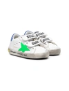 GOLDEN GOOSE OLD SCHOOL TOUCH-STRAP SNEAKERS