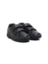 Geox Arzach Touch-strap Sneakers In Black