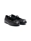 Geox Girls' Mary Jane Flats - Toddler, Little Kid, Big Kid In Black
