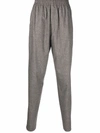 Isabel Marant Elasticated Track Pants In Grey