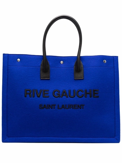 Saint Laurent Rive Gauche 托特包 In Blue