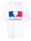 VETEMENTS WE ARE THE PEOPLE GRAPHIC T-SHIRT
