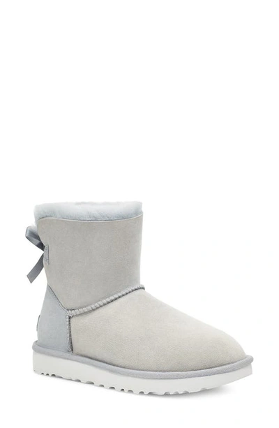 Ugg Women's Mini Bailey Bow Ii Boots In Ash Fog