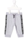 Bosswear Logo Stripe Trousers In Grey