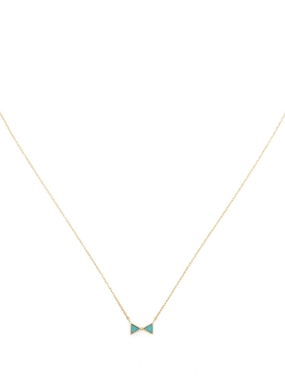 Ahkah 18kt Yellow Gold Cerf-volant Colour Necklace