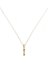 AHKAH 18KT YELLOW GOLD MESSAGE IN STONES DREAM NECKLACE
