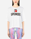 Dolce & Gabbana Supermodel Print Oversized T-shirt In Multicolor
