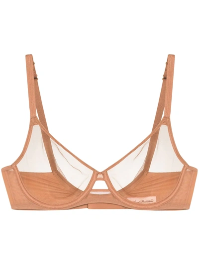 Agent Provocateur Lucky Mesh Bra In 中性色