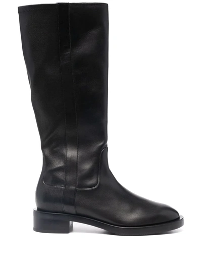 Stuart Weitzman Sadie Knee Length Boots In Black