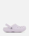 Crocs Classic Lined Clog Unisex In Purple
