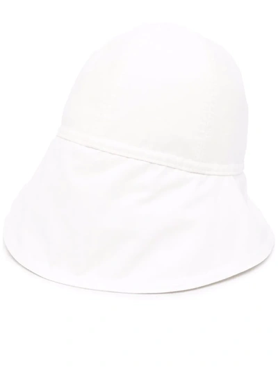 Jil Sander Drawstring-fastening Hat In White