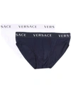 VERSACE LOGO BAND TWO-PACK BRIEFS