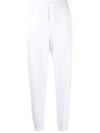 Vince Essential Cotton Joggers In White