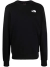 The North Face Spacer Knit Sweatshirt In Black