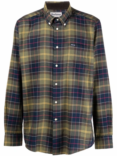 Barbour Tartan Check-print Long-sleeved Shirt In Multicolour