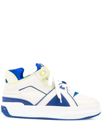 Just Don Jd1 Basketball High-top Sneakers In White Blue