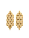 Monica Vinader Doina Recycled 18ct Gold-plated Vermeil Sterling Silver Cocktail Earrings In Gold