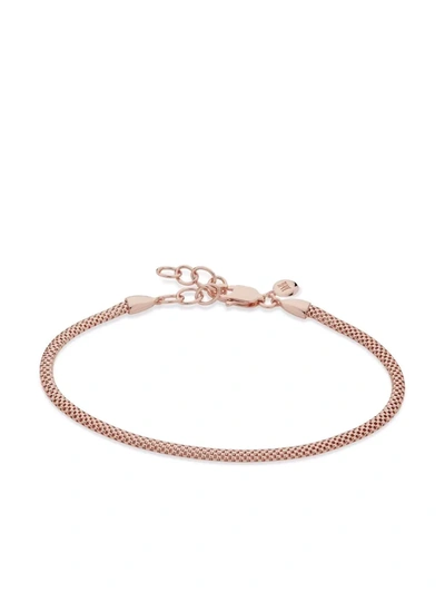 Monica Vinader X Doina 18ct Rose Gold Plated Vermeil Silver Fine Chain Bracelet